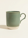 Кружка ручной работы Мастерская Виктории Нор «Сердечко», мятная, керамика, 200 мл, превью фото 2