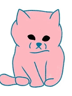 3D Стикер на телефон Pablo Radini «Грустный кот», объёмный