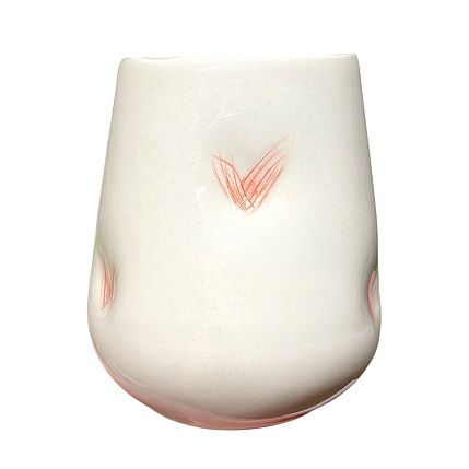 Стакан ручной работы «Мама», белый, керамика, 250 мл, фото 3.