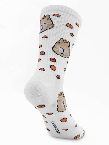 Носки «Капибара с Мандаринками», р-р 35-40, фото 5.