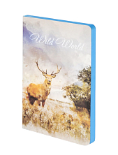 Ежедневник недатированный, BRAUBERG «Wild world», А5