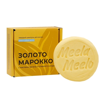 Твердый шампунь Meela Meelo «Золото Марокко», для всех типов волос, фото 1.