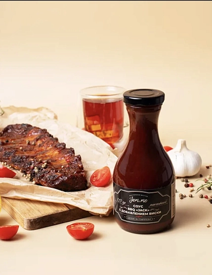 Соус BBQ «Jack» с добавлением виски Волчья семья (Wolf's Family), 310 г, фото 1.