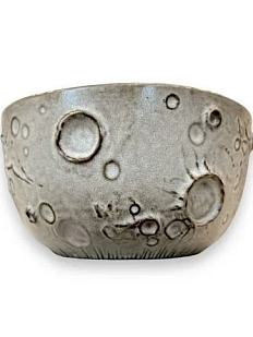 Миска ручной работы «Луна», кремовая, керамика