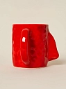Кружка ручной работы Тата вытворяет/NF ceramics «Нос», красная, 400 мл, превью фото 2
