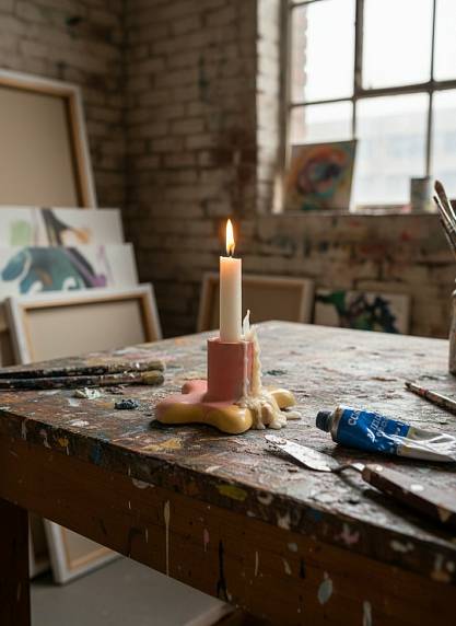 Подсвечник «Клякса», фото 2.