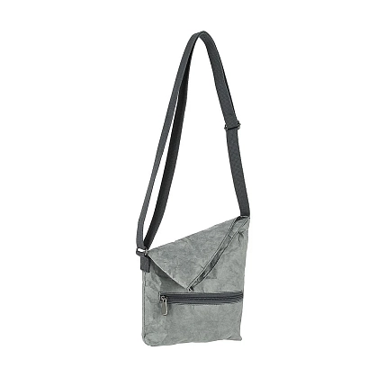 Сумка Ranzel Bags «Nichosi Gray», тайвек, серая, фото 5.