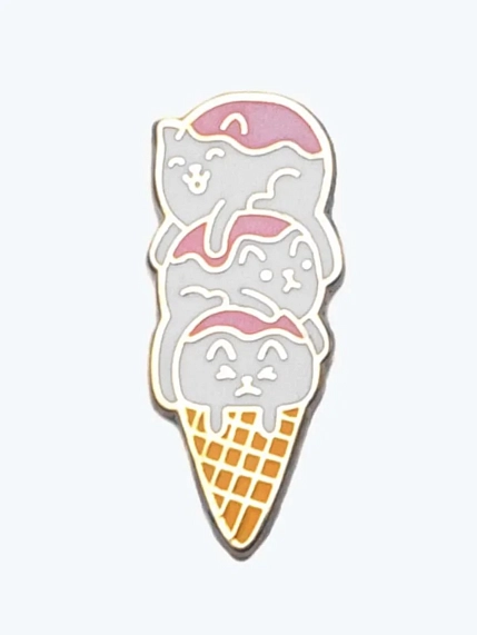 Металлический пин WAF WAF «Муррроженое», фото 1.