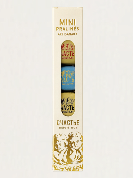 Мини-пралине Счастье Ассорти, 6 шт, фото 1.