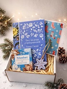 Подарочный набор на Новый год с книгой «Тэсс из рода д'Эрбервиллей», ёлочной игрушкой и шоколадом
