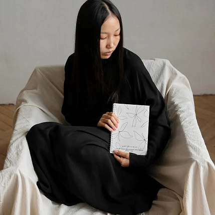 Ежедневник на пружине Mitrozhe «Если вы говорите хорошие вещи», А5, 50 листов, бежевый, фото 8.