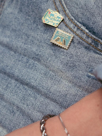 Металлический пин WAF WAF «Сейчас бы в Петербург», фото 6.