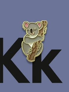 Металлический значок Heart of Moscow «Коала» серия Зоопарк