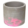 Кашпо Детали решают «Средняя деталь», бетонное, серо-розовый, превью фото 3
