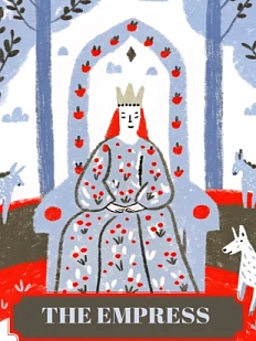 Открытка Таро Императрица (The Empress)