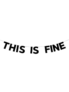 Гирлянда «THIS IS FINE»