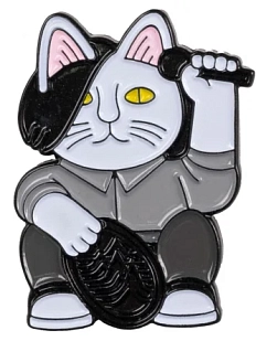 Металлический значок Barking Store «Emoboy»