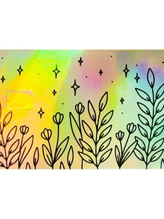 Наклейка на карту «Сад», голографическая