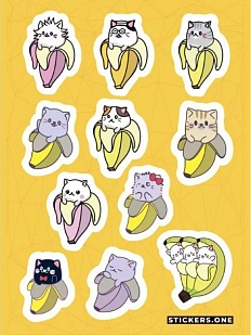 Стикерпак «Bananya»