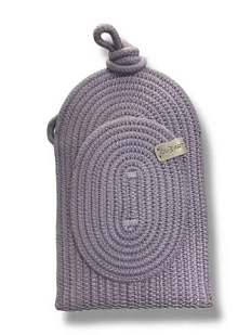 Сумка для телефона с карманом, серая