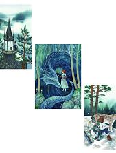 Набор открыток Анна Спешилова «Лесная магия» №1, 3 шт.