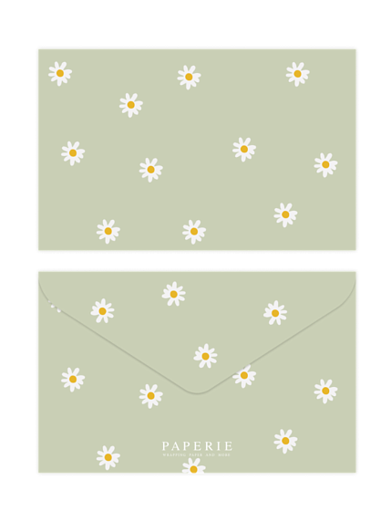 Конверт для подарочной карты «Ромашки», фото 1.