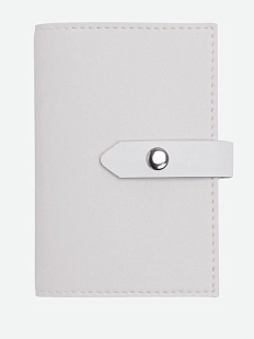 Обложка органайзер для документов с ремешком Kokosina bags, искусственная, белый