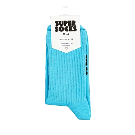 Носки «Бирюзовый», р-р 35-40, фото 1.
