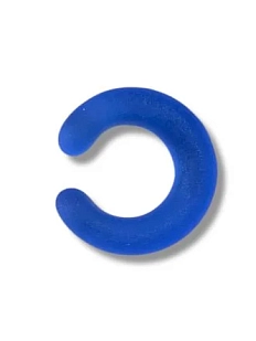 Кафф Лампджой матовый, стекло, светло-синий, матовый