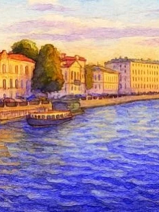 Картхолдер двойной DARI DARI «Каналы Петербурга», экокожа