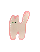 3Д Стикер на телефон «Тревожный котик Снежок», объёмный