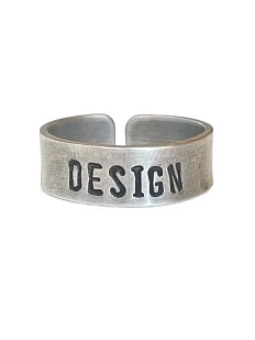 Кольцо металлическое «Design» 18/19