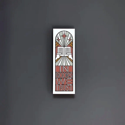 Закладка «In books we trust», фото 2.