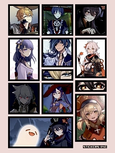 Стикерпак «Gеnshin Impact #3»