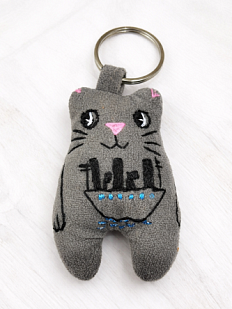 Брелок Колдовская игла кот «Крейсер Аврора»