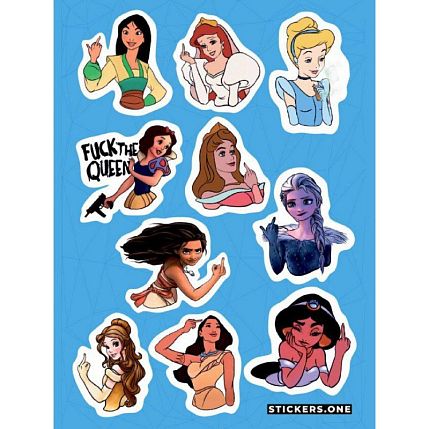 Стикерпак «Disney princess», фото 1.