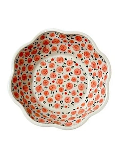 Пиала ручной работы Slowday Ceramics «Розовые бутоны», полуфарфор, 14 см