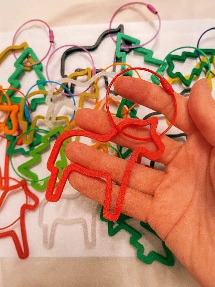 Брелок, обвес на сумку DARI DARI «Лошадка», красный, 6 см, фото 4.