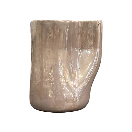 Кружка ручной работы «Металик», керамика, 300 мл, фото 1.