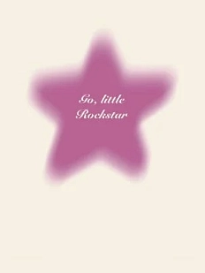 Открытка «Go, little rockstar», А6