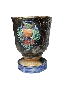 Стопка ручной работы Цветок, керамика, 100 мл