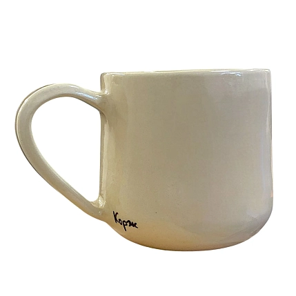 Кружка ручной работы «Я выбираю жить в кайф», керамика, 270 мл, фото 3.