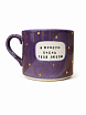 Кружка ручной работы Тата вытворяет/NF ceramics «Я просто очень тебя люблю», фиолетовая, керамика, 500 мл, превью фото 1