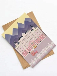 Открытка «Отель Гранд Будапешт», А6