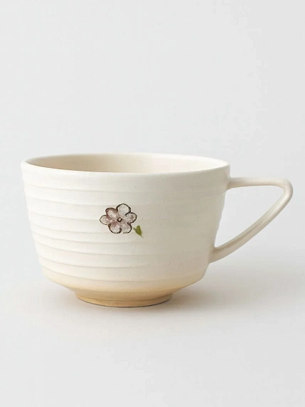 Чашка для чая ручной работы Мадам де Тюль с фигуркой внутри Собачка во дворе, фарфор, 250 мл, фото 2.