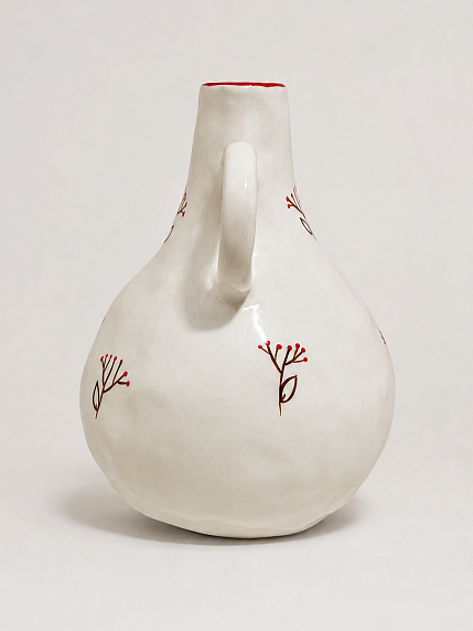 Ваза ручной работы Hands in Clay «Снегирь», керамика, 17 см, фото 3.