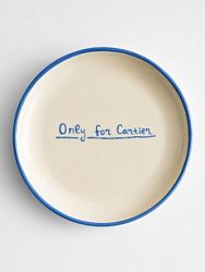 Тарелка ручной работы «Only for cartier», керамика, 15 см