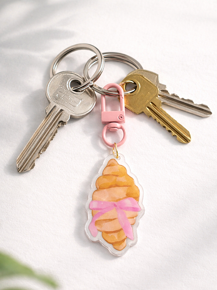 Брелок «Круассан», 5 см, фото 3.