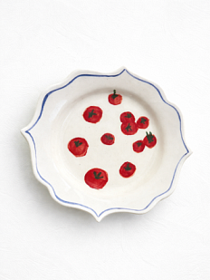 Тарелка ручной работы «Томаты»