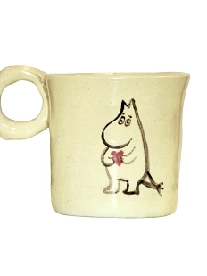 Кружка ручной работы Мумий-тролль, керамика, 400 мл